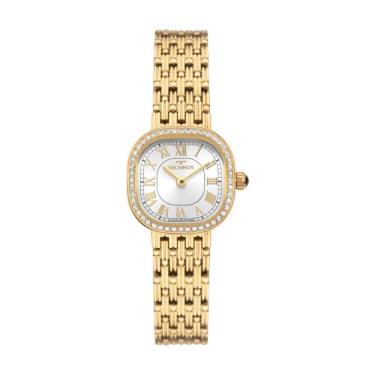 Imagem de Relógio Technos Feminino Ref: 2025luv/1k Bracelete Retangular Dourado
