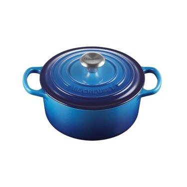 Imagem de Caçarola Redonda Azure Blue Signature 26Cm - Le Creuset Esmaltado