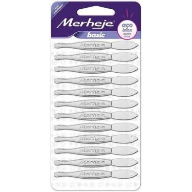 Imagem de Pinça Depilatória Basic AÇO INOX Ponta Reta CTCOM 12 - Merheje