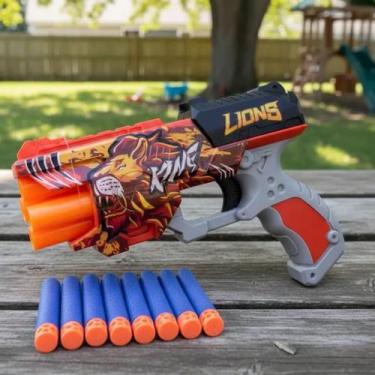 Imagem de Lança Lançador Dardos 10 Dardos Espuma Inofensivo Shoot - DDG Toys