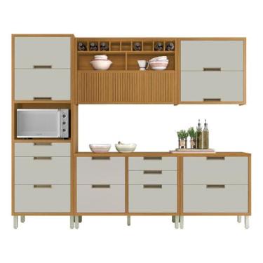 Imagem de Cozinha Completa Princesa 4 Peças (1 Armário + 2 Balcões + 1 Paneleiro