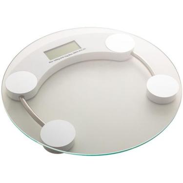 Imagem de Balança Redonda Digital Banheiro Vidro 180Kg - Bc Bora Colega Shop
