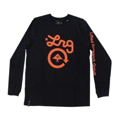 Imagem de Camiseta Manga Longa LRG Cycle Logo - Preto-Masculino