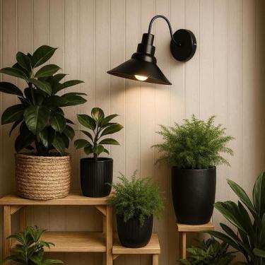 Imagem de Arandela de Parede Judith com Cúpula Fixa - Luminária Vintage - lumim,