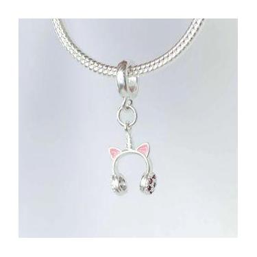 Imagem de Pingentes Berloques Filme Series Prata 925 Legitima, Berloque Fone de 