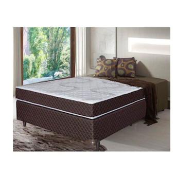 Imagem de Colchão Casal Umaflex Orleans Com Molas Ensacadas 20x138x188cm Marrom Com Branco
