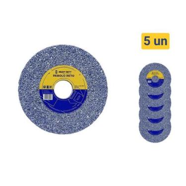 Imagem de Rebolo reto 6 x 3/4 x 1.1/4 46 - 5 pc - Heavy Duty