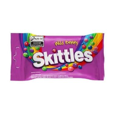 Imagem de Bala Mastigável Skittles Original Sabor Wild Berry 38g