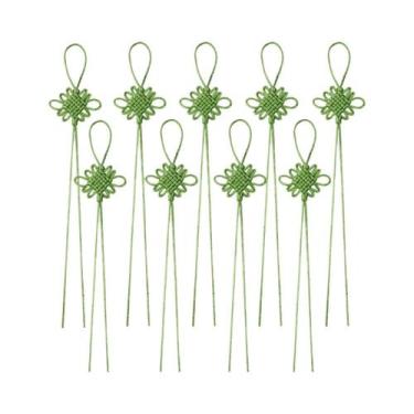 Imagem de Pingentes De Seda Multicoloridos Com Franjas 10pcs Ornamentos De Nó Ch