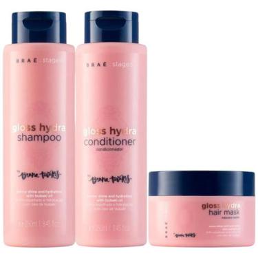 Imagem de Kit Braé Stages Gloss Hydra By Bruna Tavares Sh. Cond e Mask