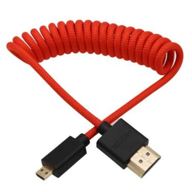 Imagem de Cabo HangTon Micro HDMI para HDMI 4K 8K 60p para ATOMOS Ninja V
