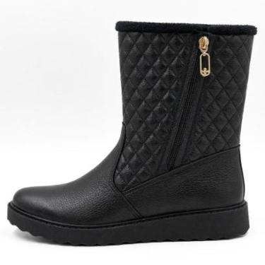 Imagem de Bota Pegada Cano Médio Matelassado Feminina-Feminino