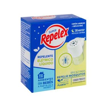 Imagem de Repelente Elétrico Líquido Repelex Super 40ml 30 Noites, Bivolt