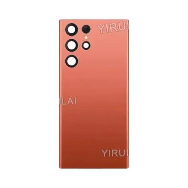Imagem de Tampa Traseira De Vidro Para Samsung Galaxy S22 Ultra, Painel De Subst