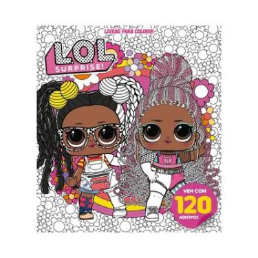 Imagem de Livro - LOL Surprise Livrão para Colorir com 120 Adesivos