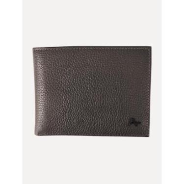 Imagem de Carteira Aramis Masculina Couro Big Porta-Cartão Textura Marrom Café-Masculino