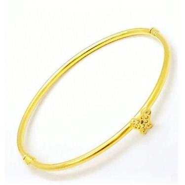 Imagem de Bracelete Borboleta Zirconias Banho De Ouro 18k 4611 - Très Chic Joias