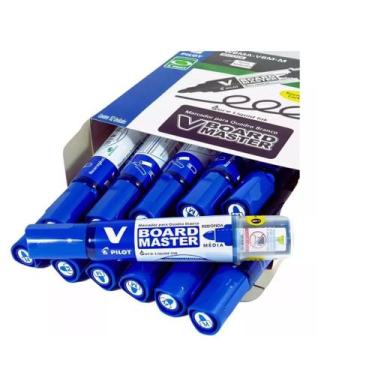 Imagem de Marcador Pincel Caneta Quadro Branco Vboard - Pilot - Recarregavel - C
