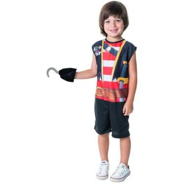 Imagem de Kit Infantil Fantasia Pirata P ao GG - TOYMASTER