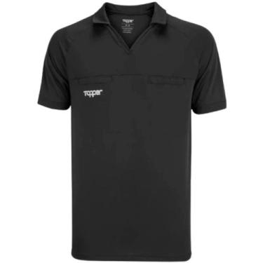 Imagem de Camisa de Árbitro Topper Classic, 4323009pt, G, 4323009PT-G