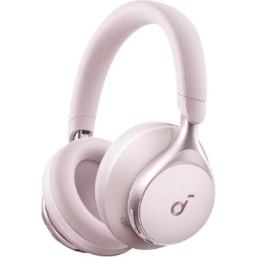 Imagem de soundcore Space One da Anker, Fone de Ouvido Bluetooth 5.3 com ANC adaptivo, Headphone Gamer, Over-Ear, 60h de Bateria, Áudio Hi-Res LDAC, Controle via App, Chamadas Claras, Ajuste Confortável, Rosa