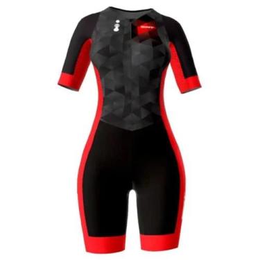 Imagem de Macaquinho Ciclismo Feminino New Elite Forro Gel Uv+ Xtreme - Ativo Sp