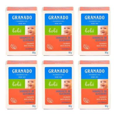 Imagem de Sabonete Granado Glicerina Bebê Calendula 90g - 12 Unidades