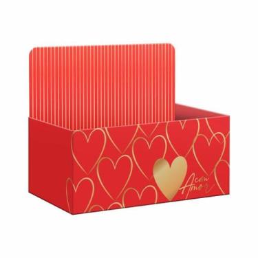 Imagem de Caixa Display Modern Love Com Hot Stamping 21x9x12cm - Albano Embalage