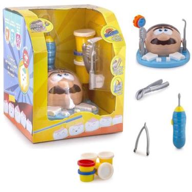 Imagem de Massinha De Modelar Mm016 Dentista 5 Ferramentas - POLIBRINQ