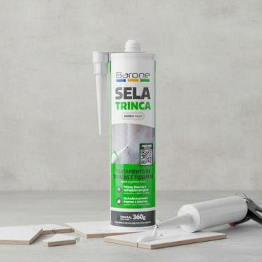 Imagem de Cola Adesivo Selante Sela Trinca Fissura Barone 360g