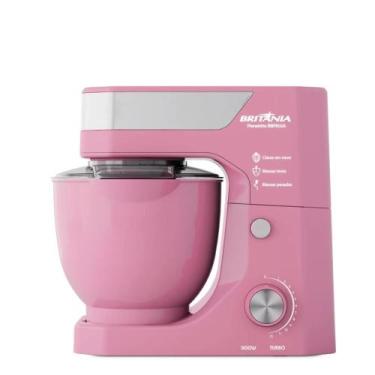 Imagem de Batedeira Planetária Britânia Rosa 900w Tigela 5l 127v, 110V