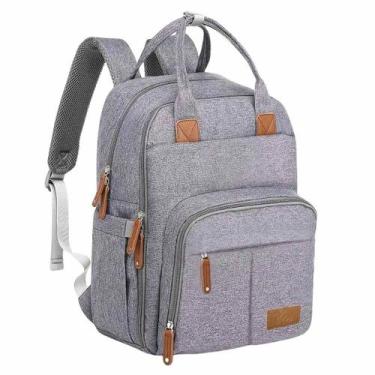 Imagem de Bolsa Maternidade Grande Viagem Passeio com Trocador Impermeável Térmi