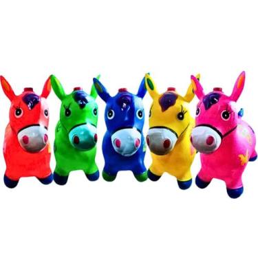 Imagem de Cavalinho UpaUpa Brinquedo Inflável Infântil Com Som Sortido - Unitoys