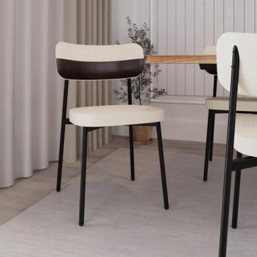 Imagem de Cadeira Alloa Fixa com 4 Pés 500 x 447 x 838 mm com 1 Unidade Branco/P