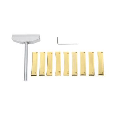 Imagem de Conjunto De Calços Para Prensa De Trastes De Guitarra Elétrica, Ferram