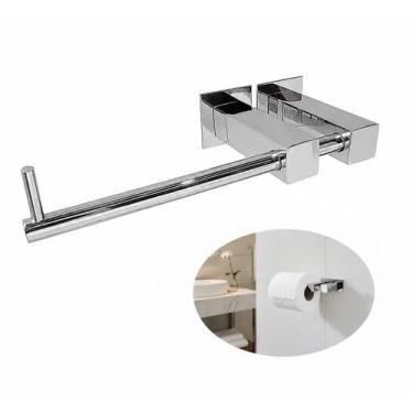 Imagem de Porta Papel Higiênico Papeleira Inox 304 Ref. QRED4002E - WORA ACESSÓR