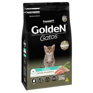 Imagem de Ração Premier Pet Golden Fórmula Gatos Filhotes Sabor Frango - 3kg - P