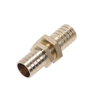 Imagem de Tubo de cobre 6 8 10 12 14 16 mm ID Mangueira Barb Anteparo Tubo farpado Adaptador de conector de encaixe de tubo para gás combustível Água, 19 mm