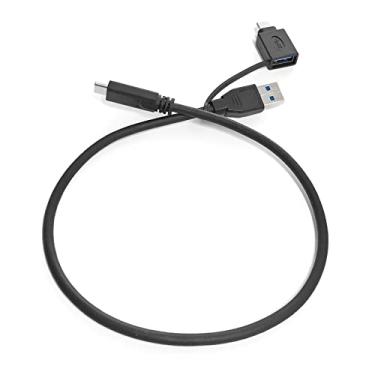 Imagem de Oyen Digital Cabo USB-C para USB-A com adaptador A-C, 16"/0,4 M (UCCA-04-NN)