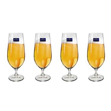 Imagem de Jogo de 4 Taças para Cerveja Colibri 380ml Cristal Bohemia