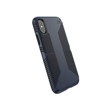 Imagem de Speck Produtos Capa Presidio Grip para iPhone Xs/iPhone X, azul eclipse/preto carbono