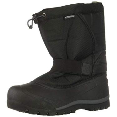 Imagem de Bota Northside Zephyr impermeável para clima frio (Bebê/Criança pequena/Criança grande), Onyx, 5 Little Kid