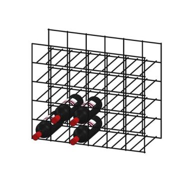 Imagem de Adega Tipo Nicho Aramado Para 30 Garrafas  Mod. 6L X 5A