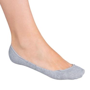 Imagem de Kit 2 Meias Sapatilha Feminina Lupo Algodão Invisível 3287