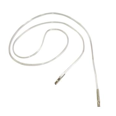 Imagem de Cordão Para Crachá Acp Silicone Transparente Ref 802 Com 100