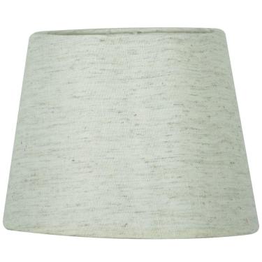 Imagem de Cúpula de Abajur Tecido Linho Claro 20x16cm