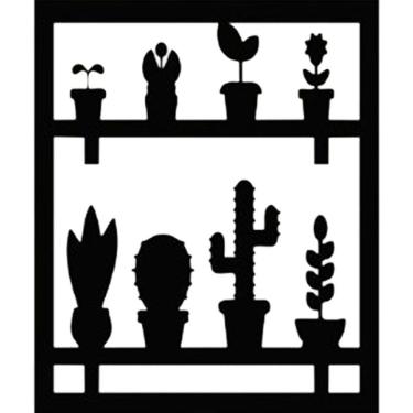 Imagem de Quadro decorativo cactos e suculentas