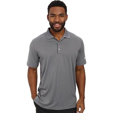 Imagem de adidas Golf Men's Solid Polo Jersey, Vista Grey, Small