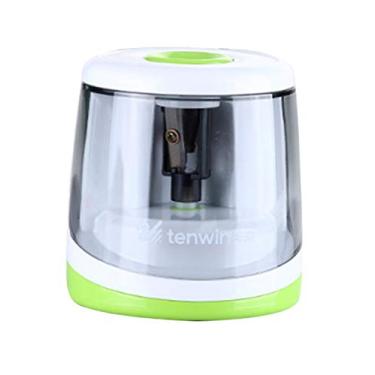 Imagem de Bestgift Papelaria Escolar Primária Apontador de Lápis Automático Apontador de Lápis de Desenho Verde1