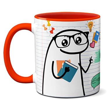 Imagem de Caneca Professor Física Vai Cair Tudo Na Prova Meme Flork (Vermelha)